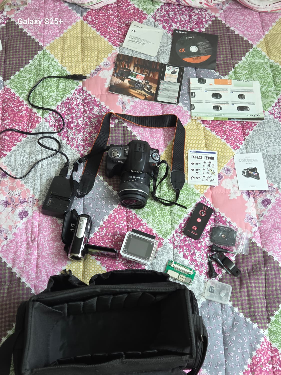 Sony a380 dslr 카메라 모든구성품(본인 가격제안 가능) 상품이미지1