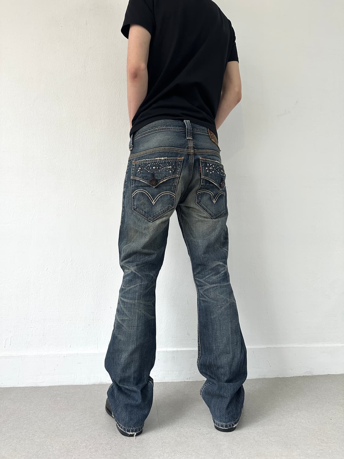 리바이스 502 젬스톤 워싱 웨이브진 상품이미지1