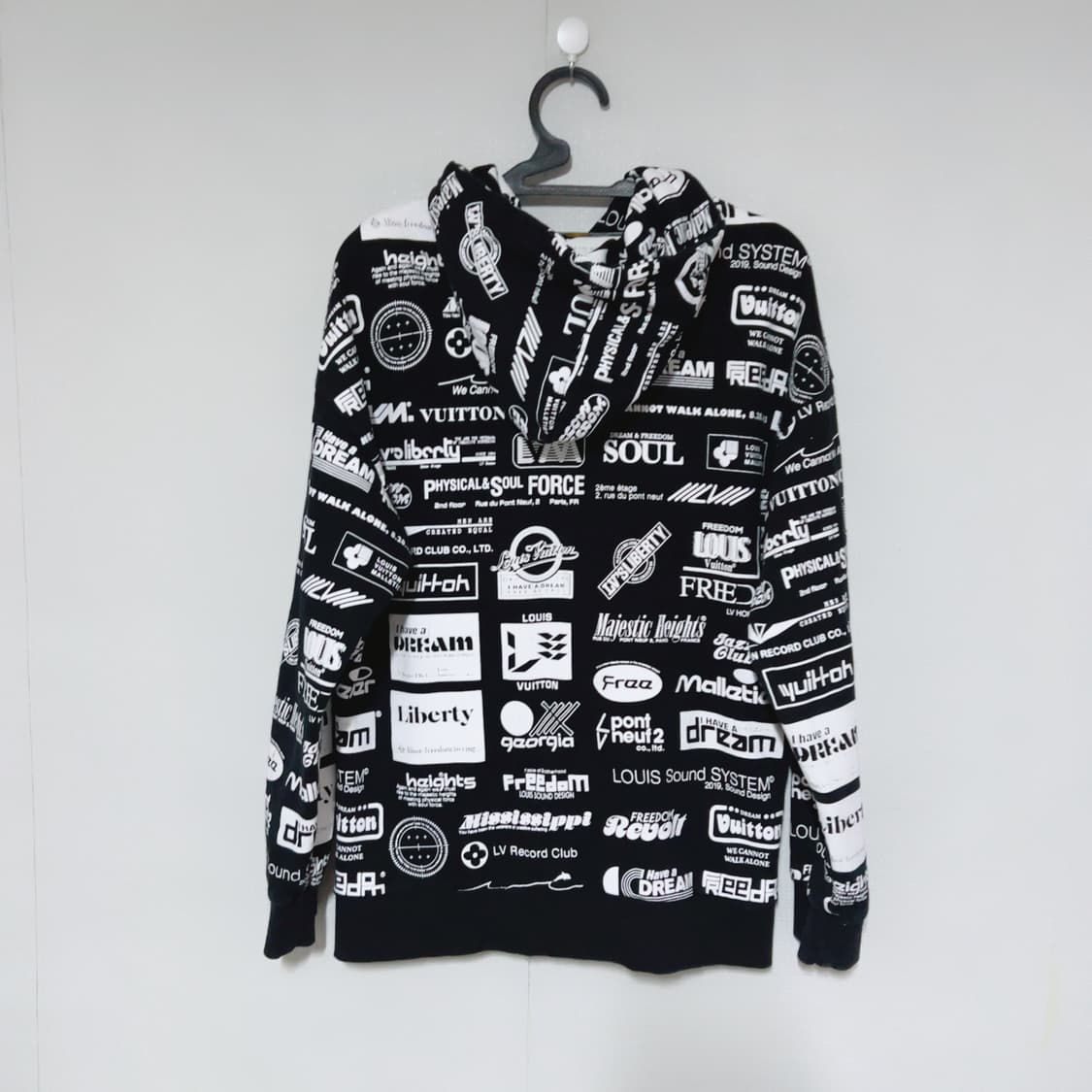 루이비통 프린팅 공용 후드티 상품이미지6