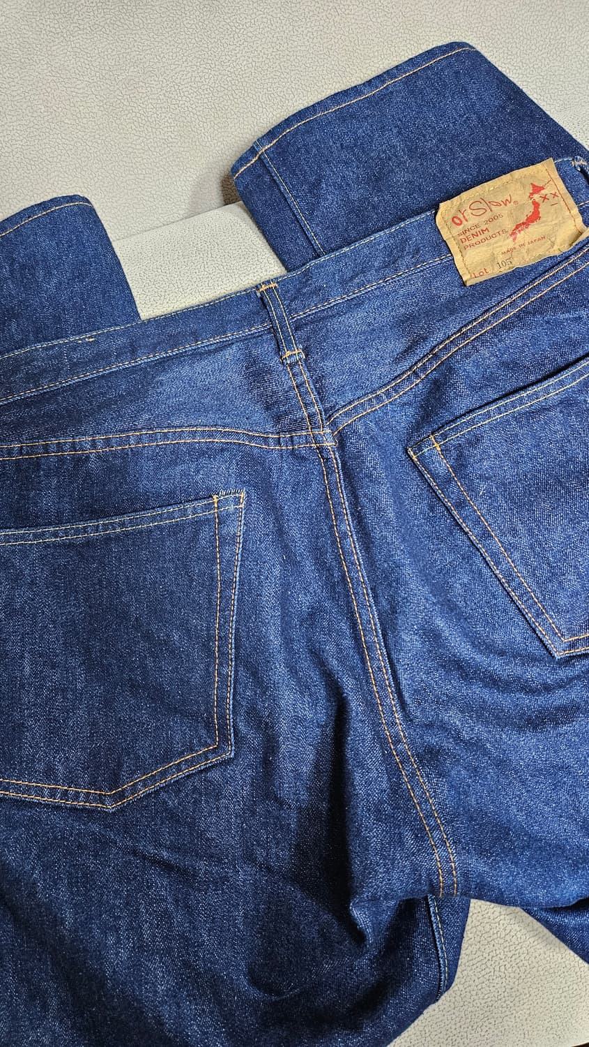 오어슬로우 105 원워시 데님팬츠 3사니즈 상품이미지7