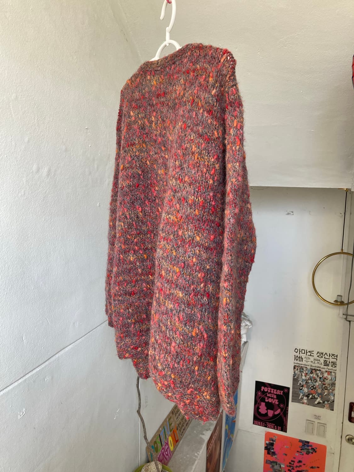 울 100% 핸드메이드 가디건 상품이미지8