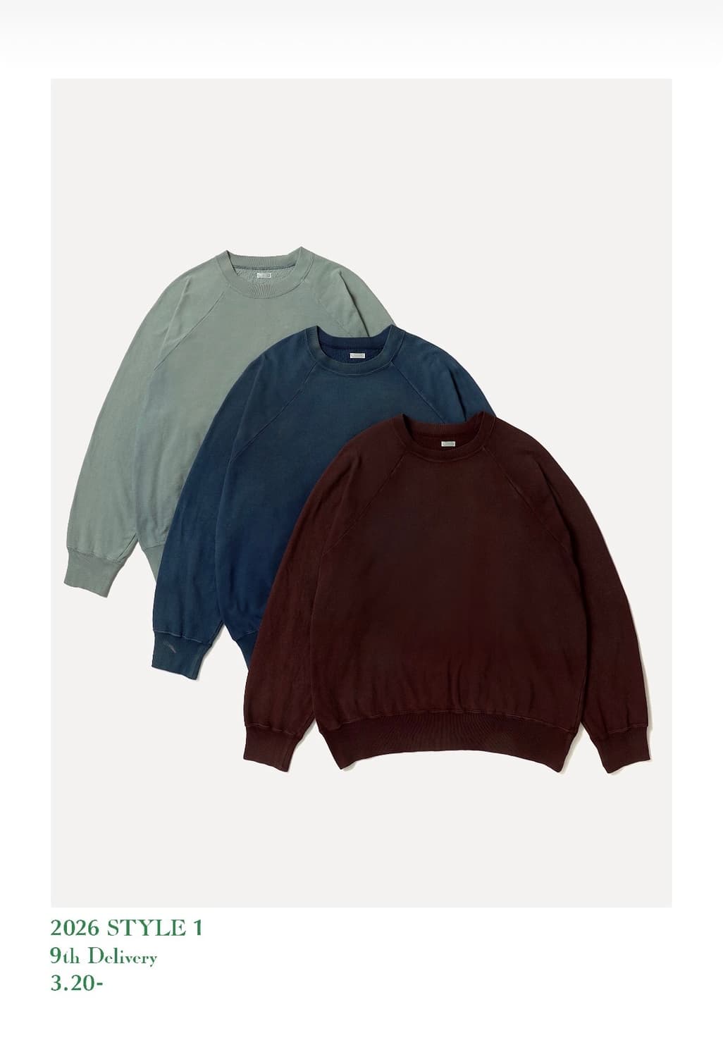 아프레쎄 빈티지 라이트 스웻 네이비3 상품이미지1