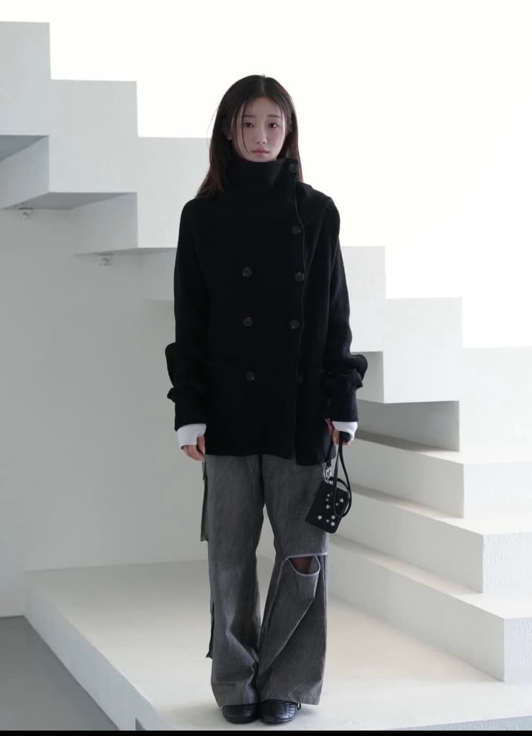 인앤양인하모니 더블 니트 가디건 상품이미지1