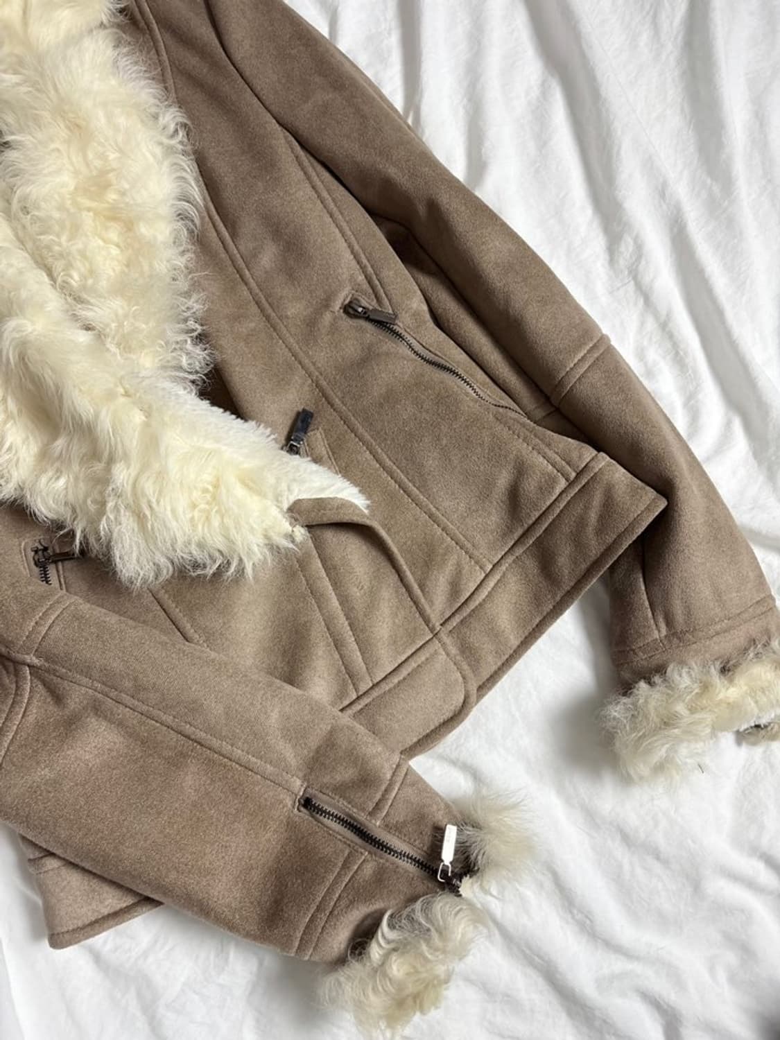 Soup 무스탕 털 자켓 상품이미지2