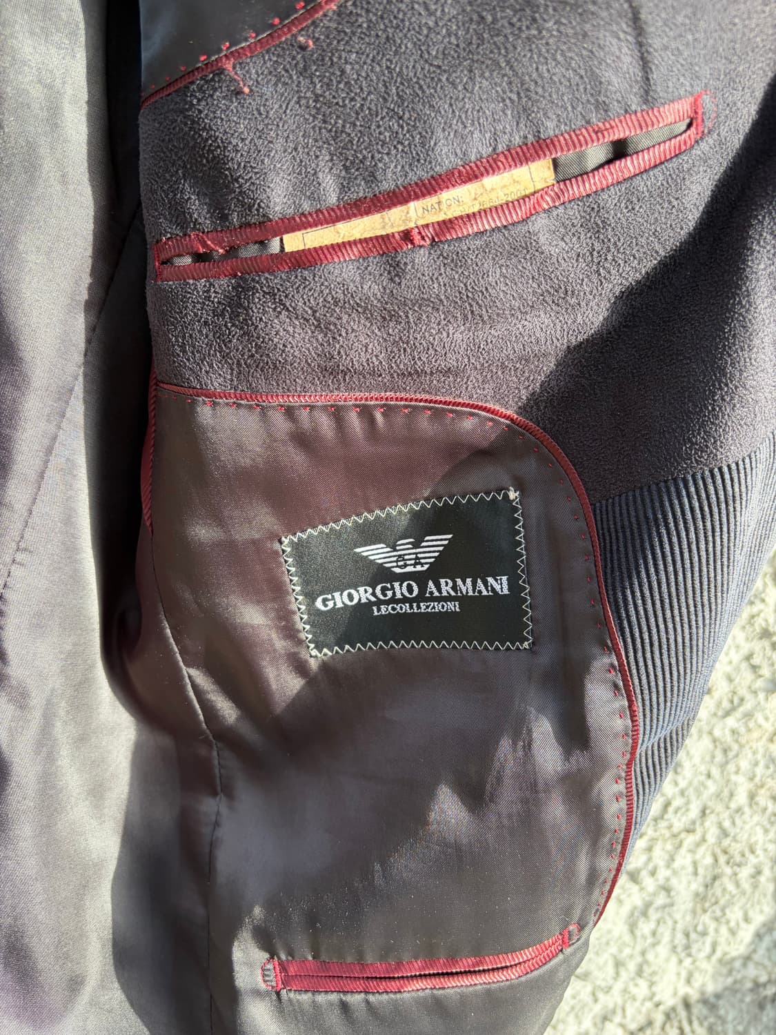 Giorgio Armani 딥네이비 코듀로이 테일러드 XL 상품이미지7