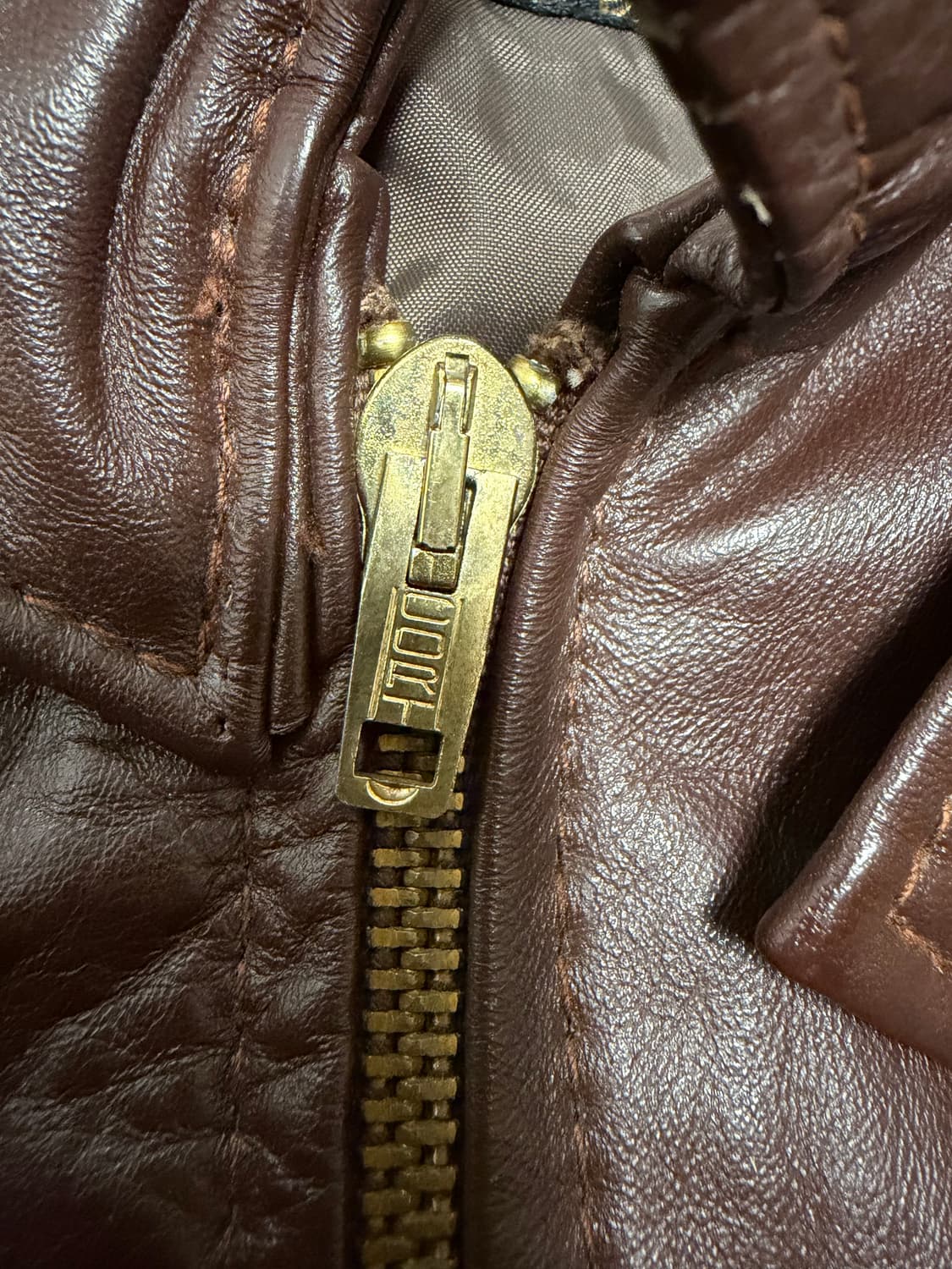 100) 70s Sears 싱글 카페레이서 레더 자켓 상품이미지5