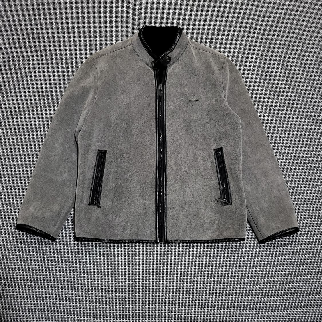 파크랜드 안감퍼 샤무드 무스탕 자켓 그레이 (100-105) 상품이미지1