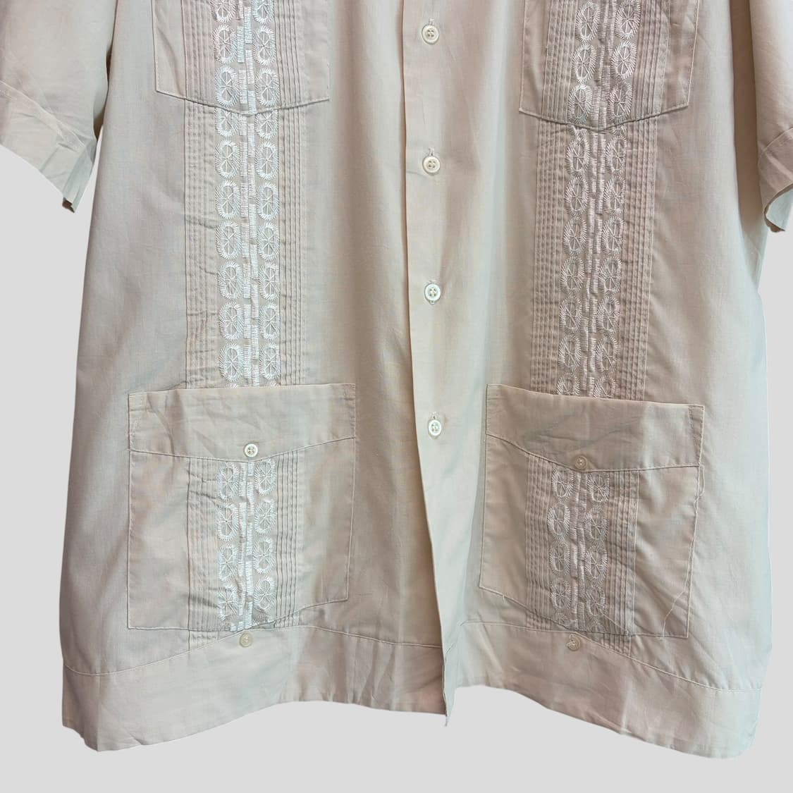 (XL)빈티지 Don Romeo 구아야베라 반팔셔츠 상품이미지6