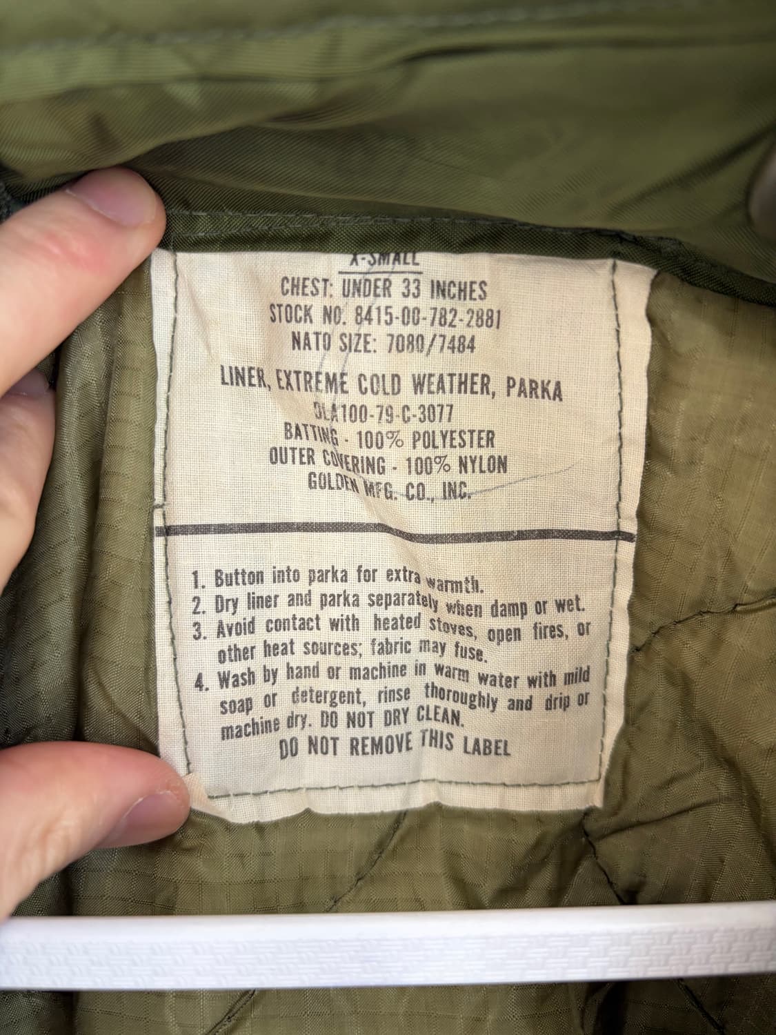 70s M-65 미군 개파카 상품이미지4