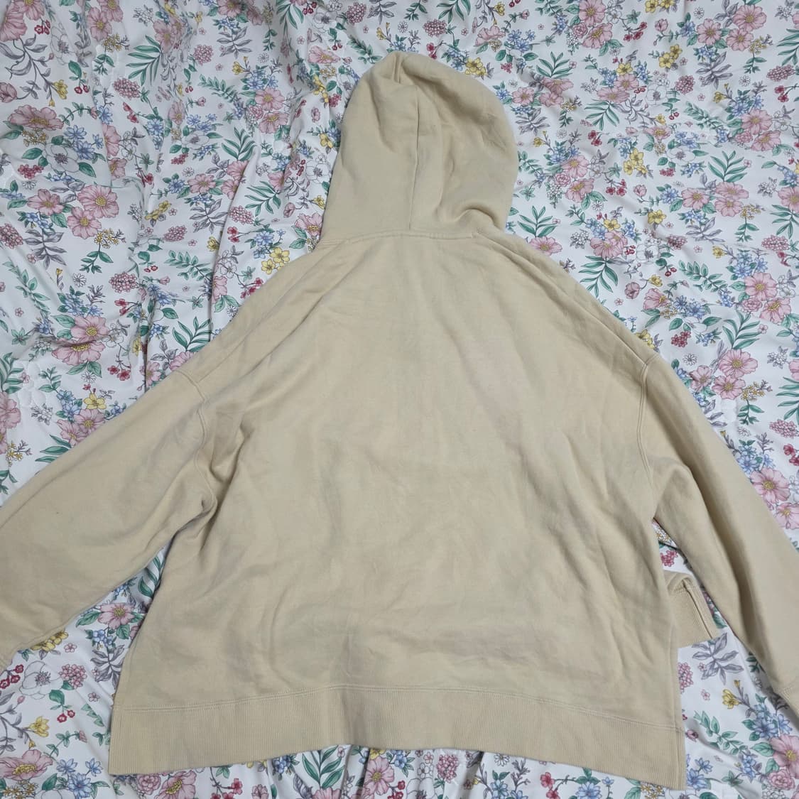 챔피온 일본빈티지)빅로고 베이지 모리걸 y2k 라떼갸루st 후드티 상품이미지3