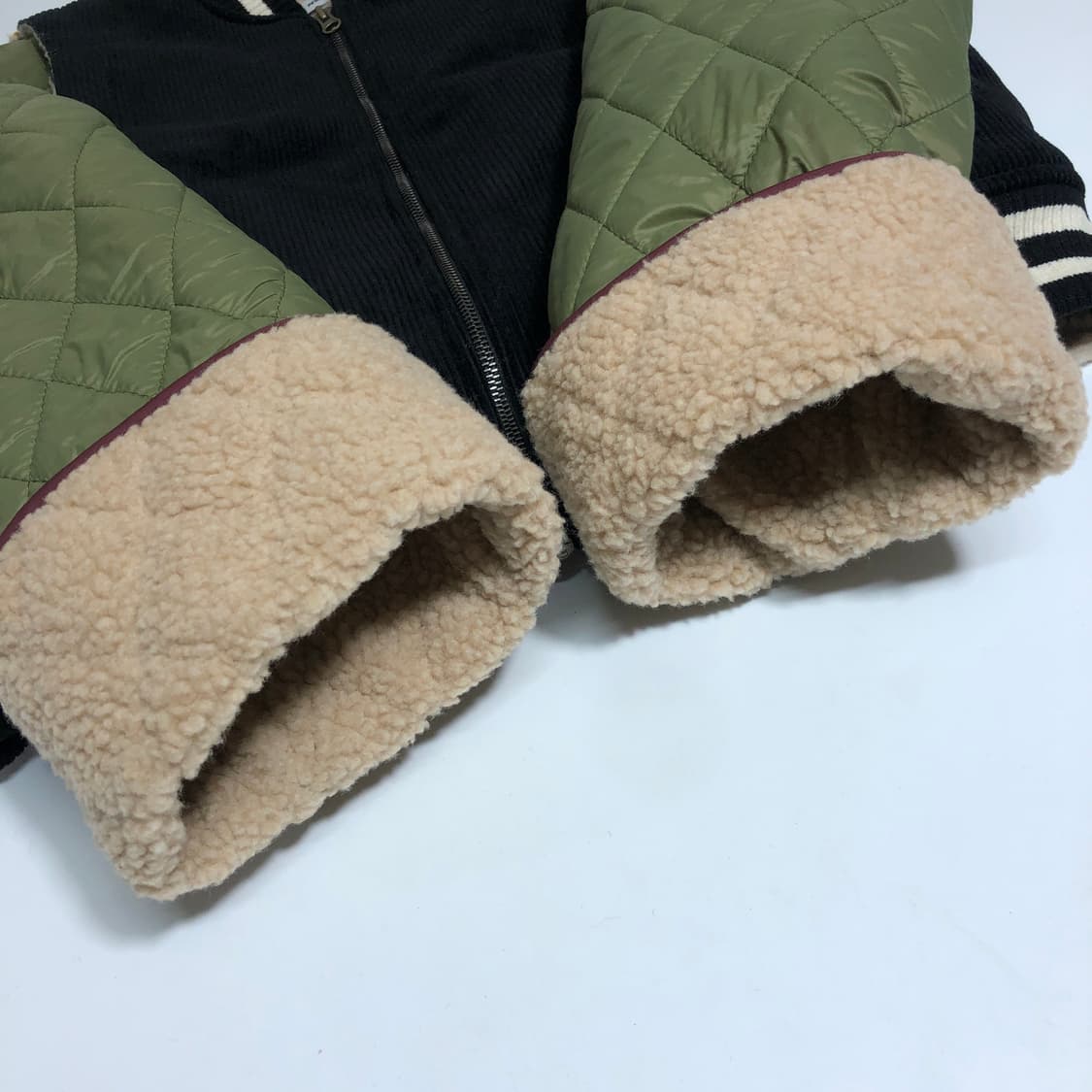 JS뉴욕 퀄팅 스웨이드 점퍼  상품이미지7