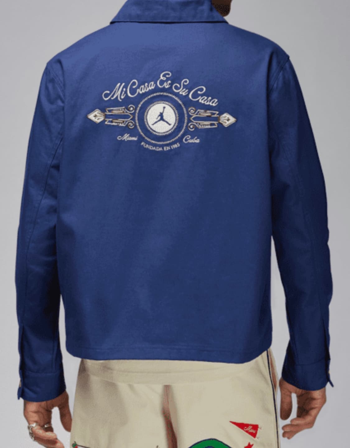 조던 x 솔플라이 미 카사 에 수 카사 코치 자켓 미드나잇 네이비 L 상품이미지5