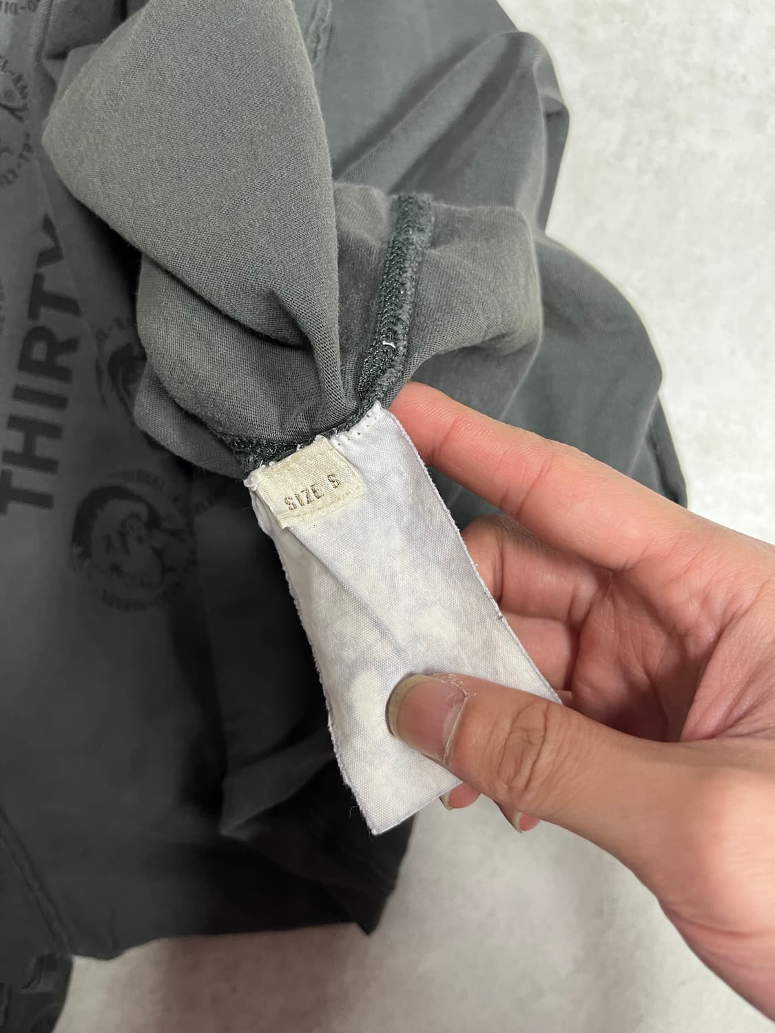 디젤 빈티지 프린팅 티셔츠 s 상품이미지4