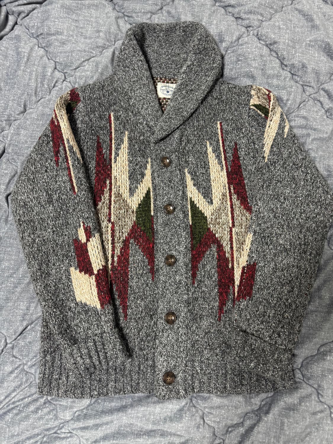 워크웨어 나바호 숄카라 가디건 상품이미지1