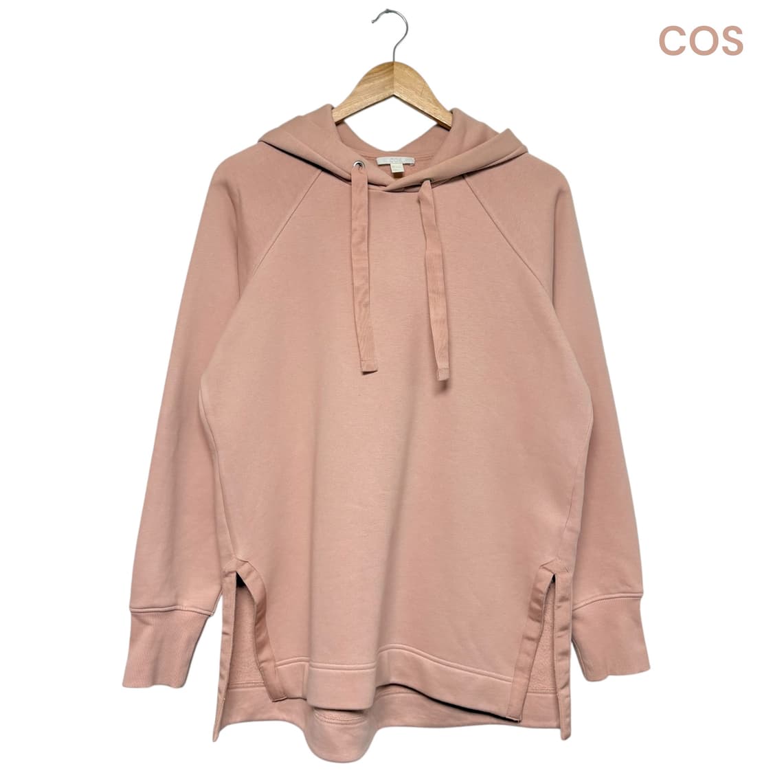 3641 COS 코스 연핑크 트임 후드티 상품이미지1