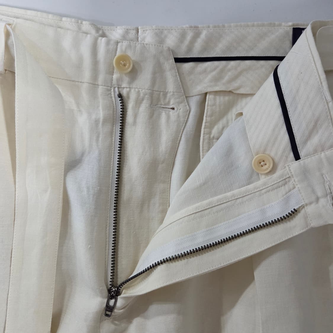 폴로랄프로렌 투턱 실크 블랜드 린넨팬츠 36/30 상품이미지3
