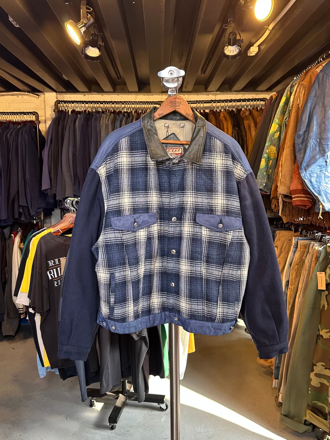 90-00s 디젤 울 크롭 붐버 자켓 made in italy 상품이미지1