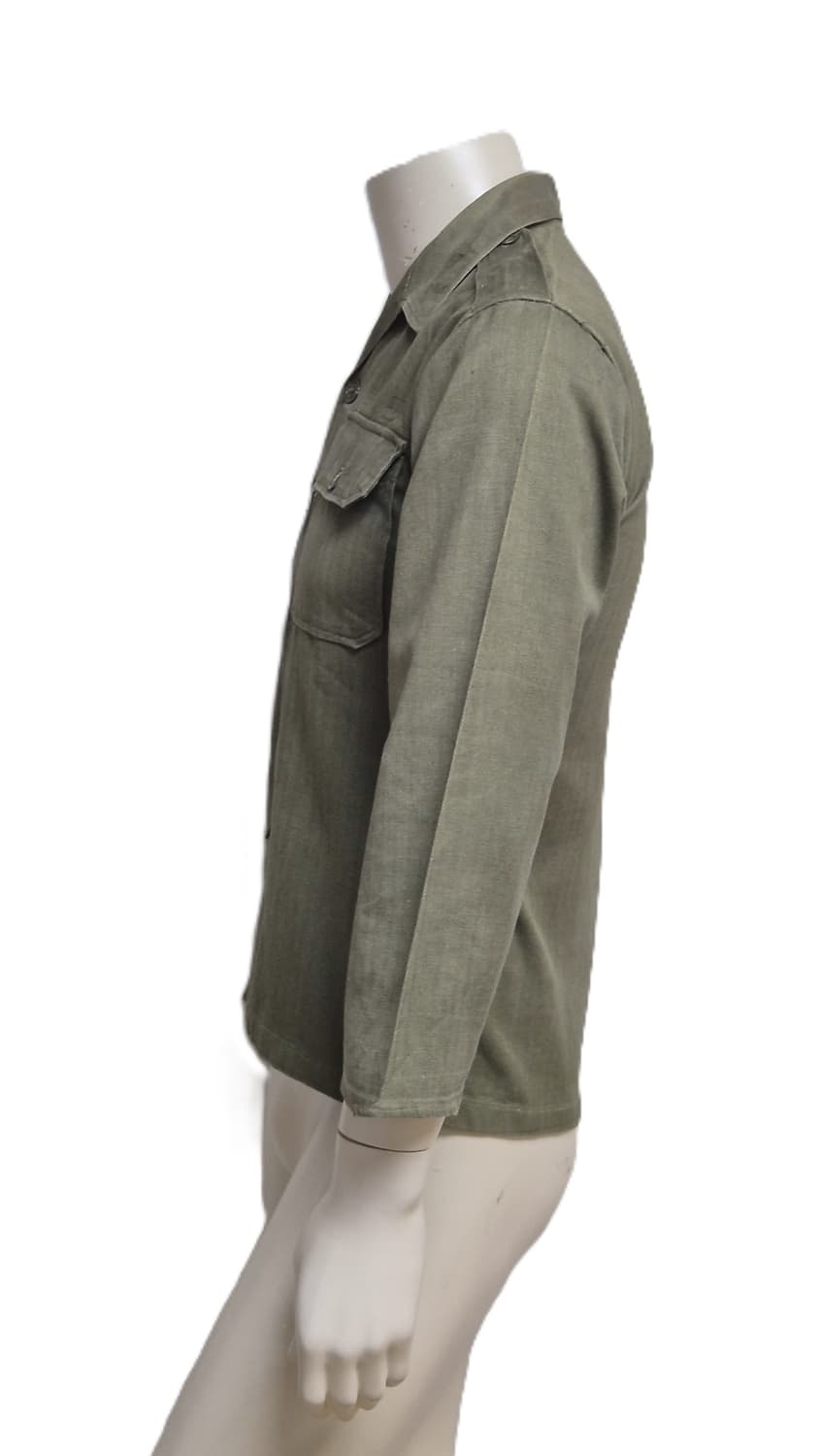 육군 구형 60~70년대 민무늬 전투복 상의 자켓 (S) 상품이미지2