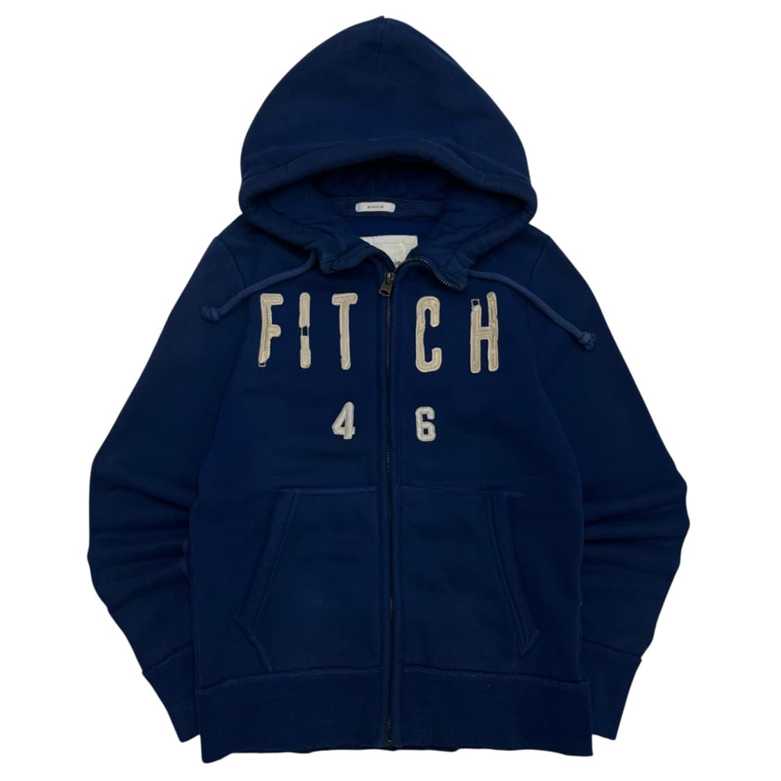 아베크롬비 센터로고 딥블루 후드집업 S 상품이미지2