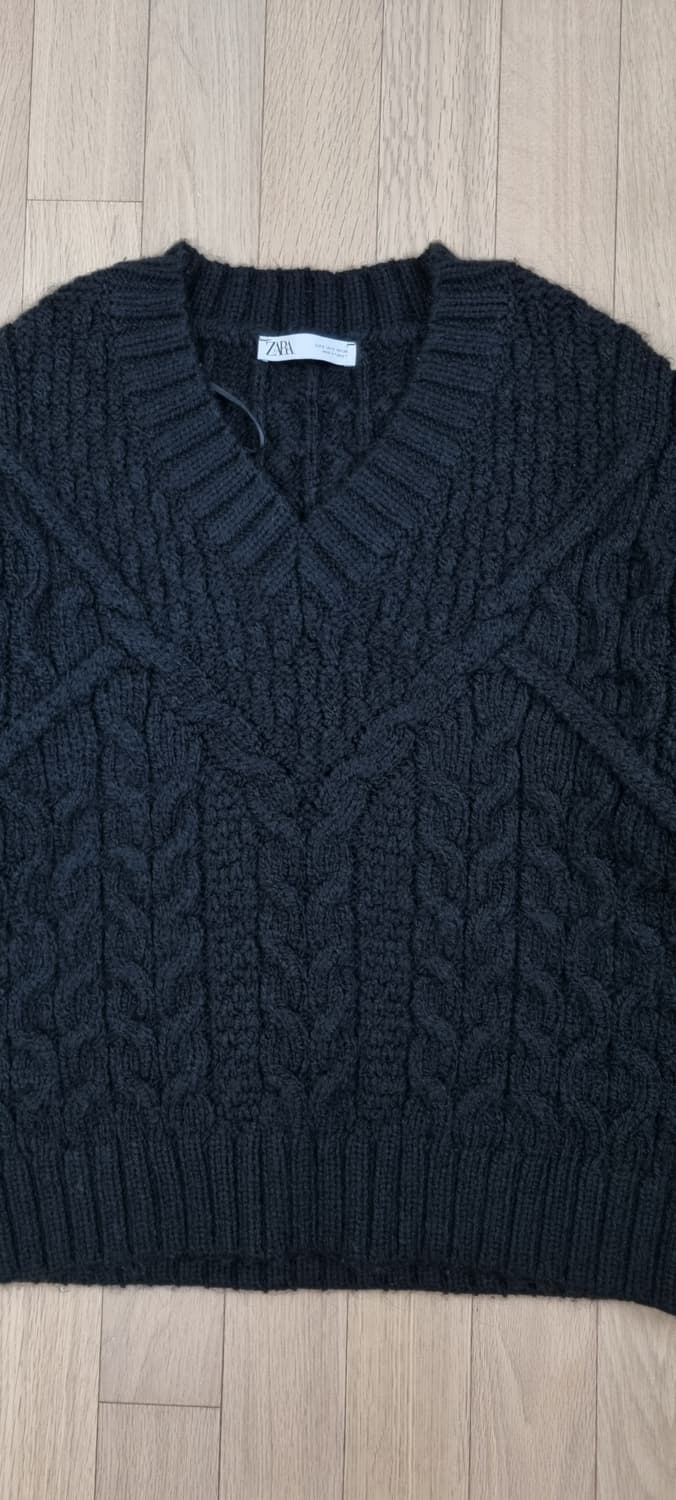ZARA 자라 브이넥 오버핏 니트 S _ 여성 상품이미지2