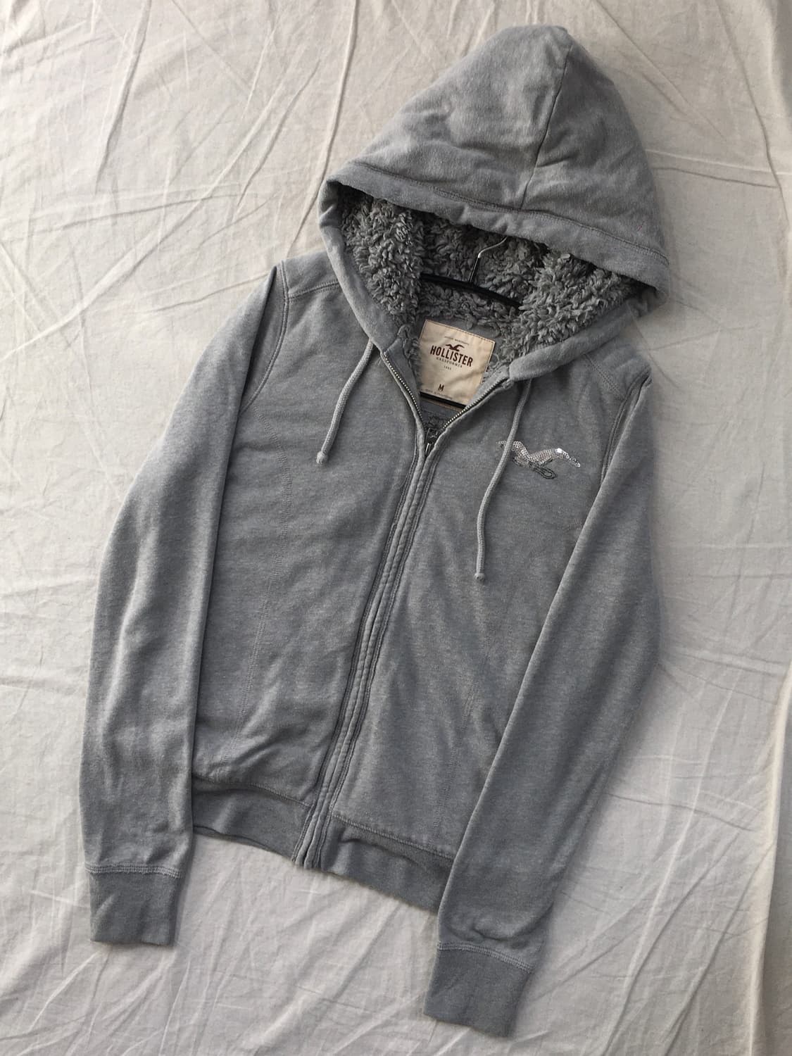 홀리스터 로고 후드집업 상품이미지3