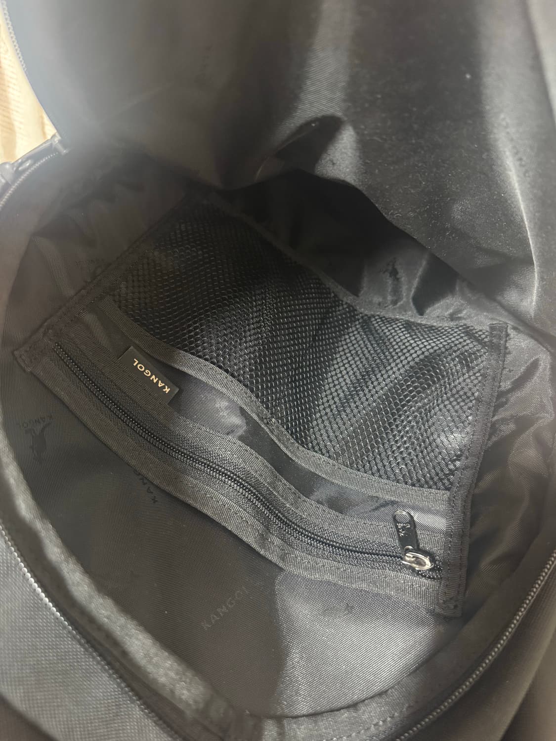 캉골 블랙 백팩 상품이미지4