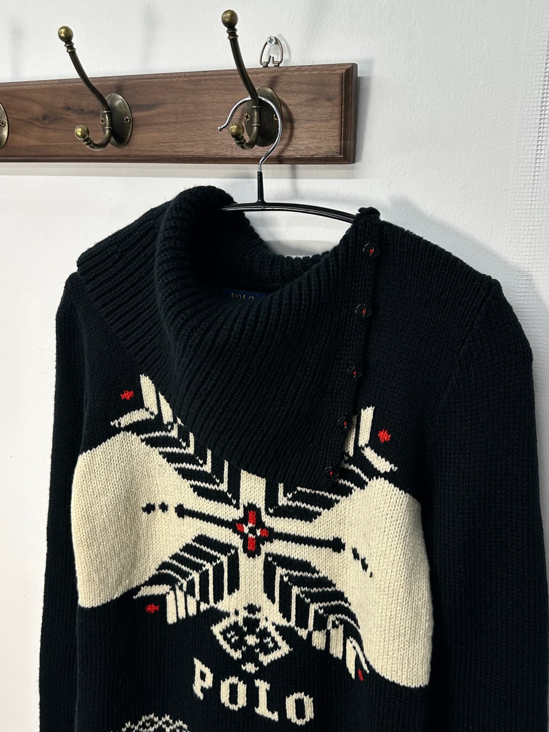 신형탭)폴로 랄프로렌 오프넥 터틀넥 니트  상품이미지2