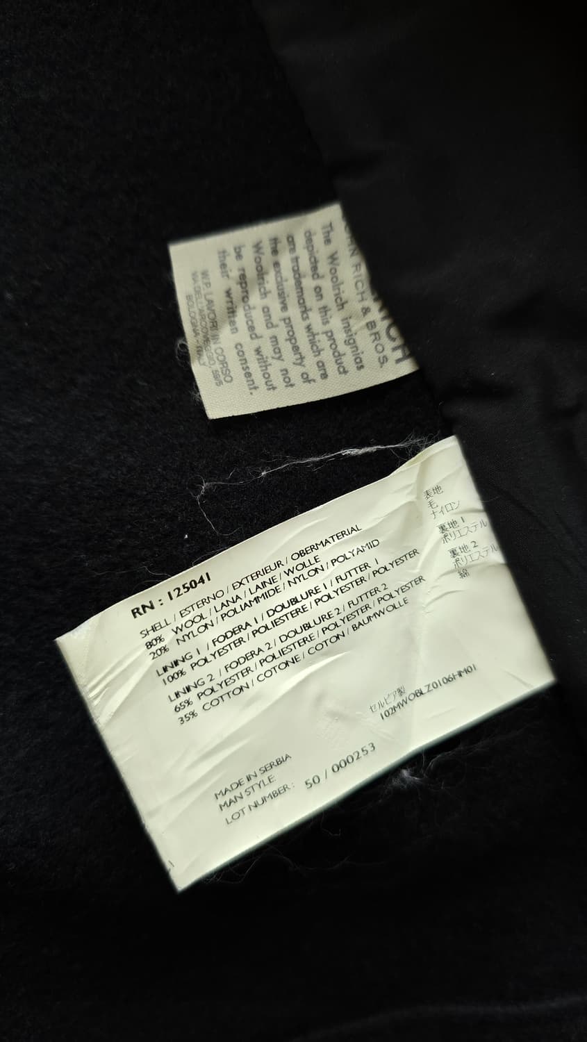 WOOLRICH 울리치 울 블레이져 XL 싸이즈 상품이미지6