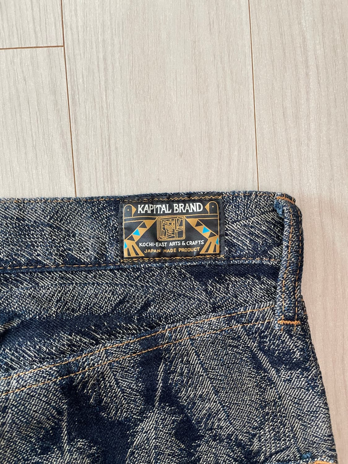 캐피탈 맥파이 데님 쇼츠 다크 인디고 34 상품이미지3