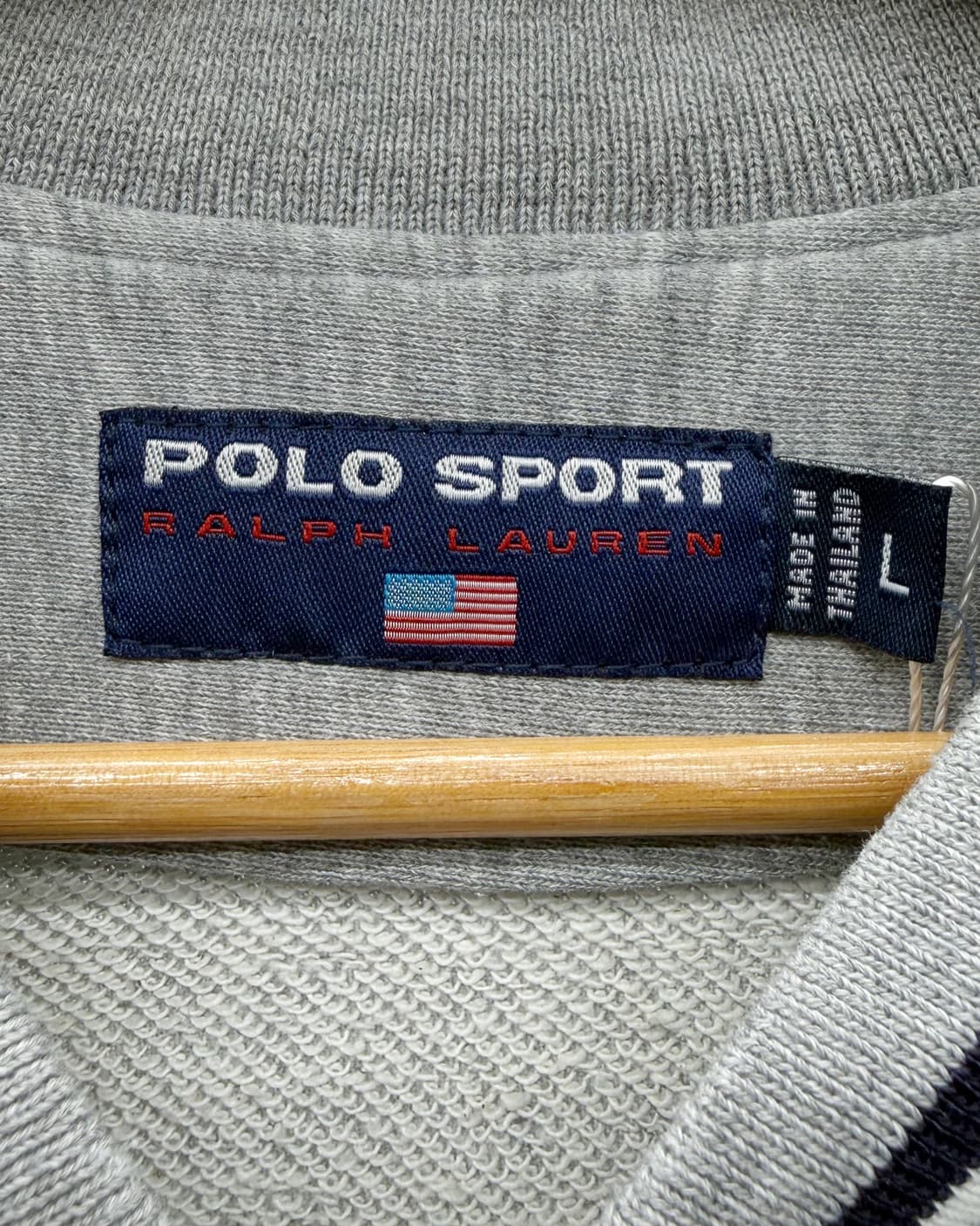 폴로 스포츠 90s 폴로베어 스웻 스타디움 자켓 상품이미지6