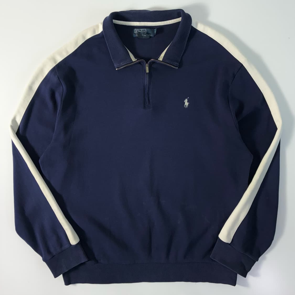 Polo  폴로 랄프로엔 자수  반집업 스웻 셔츠 상품이미지1