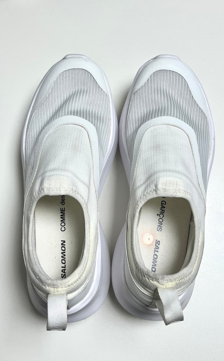 꼼데가르송 살로몬 슬립온 화이트 255 상품이미지4