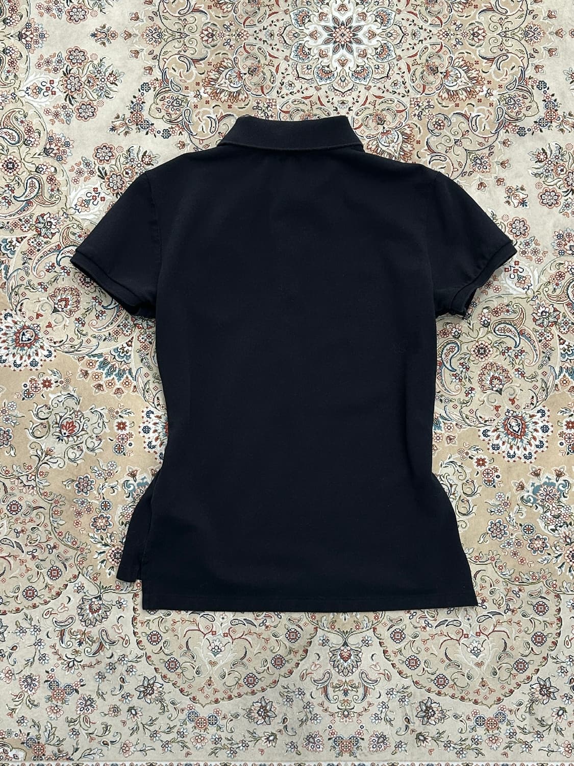 폴로 랄프로렌 블랙 슬림핏 빅로고 카라티  상품이미지2