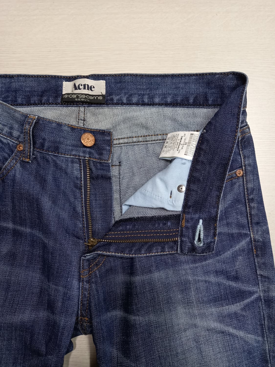 31-32 Acne +10 corso como 워싱 일자진 31-503 상품이미지7