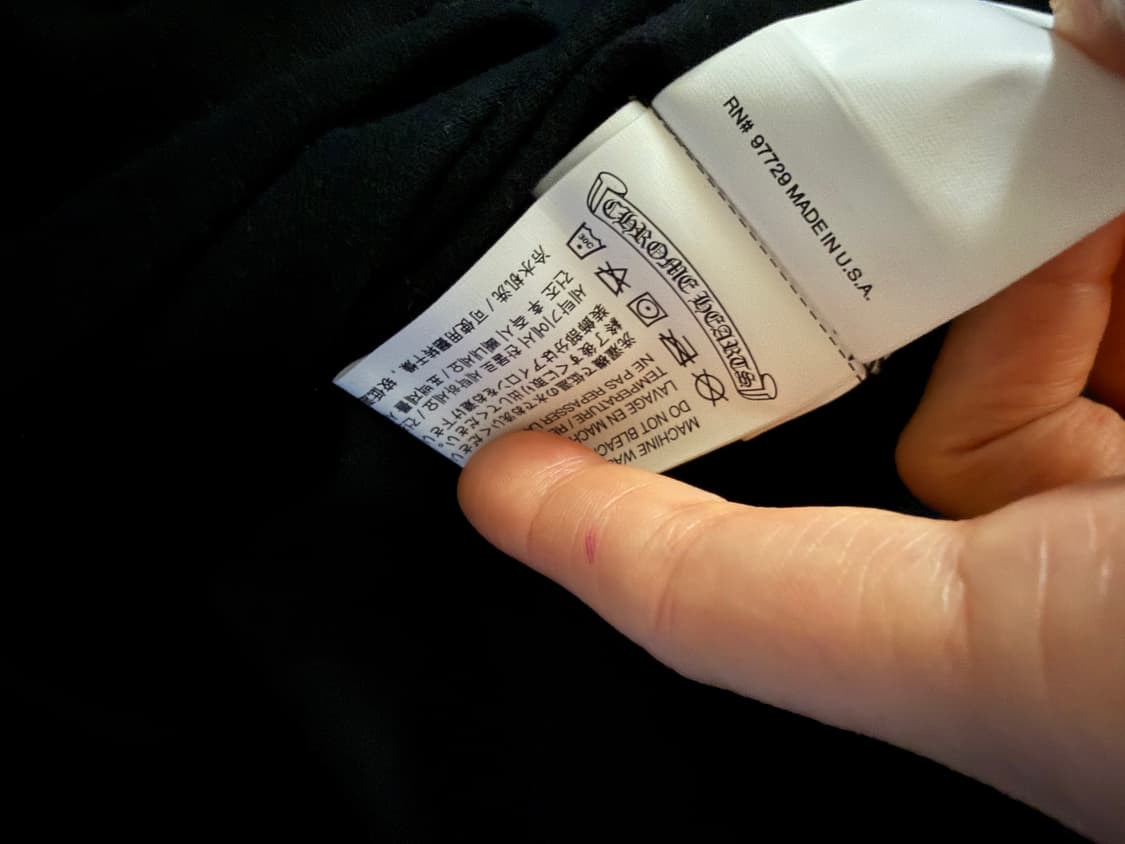 크롬하츠 옐로우 프린트 롱슬리브 티셔츠 새상품 XL 상품이미지7