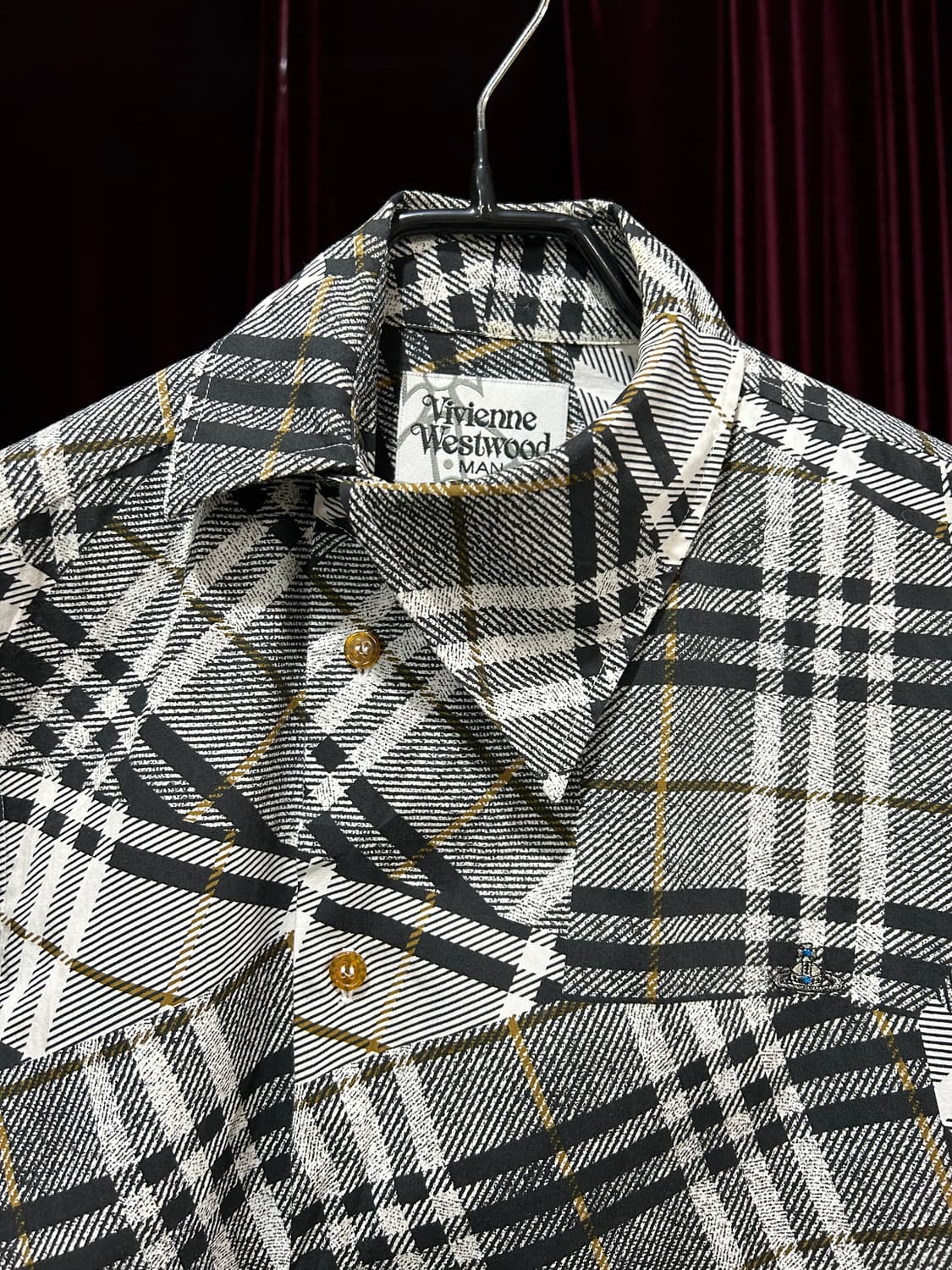 VIVIENNE WESTWOOD MAN nova check shirt 상품이미지5