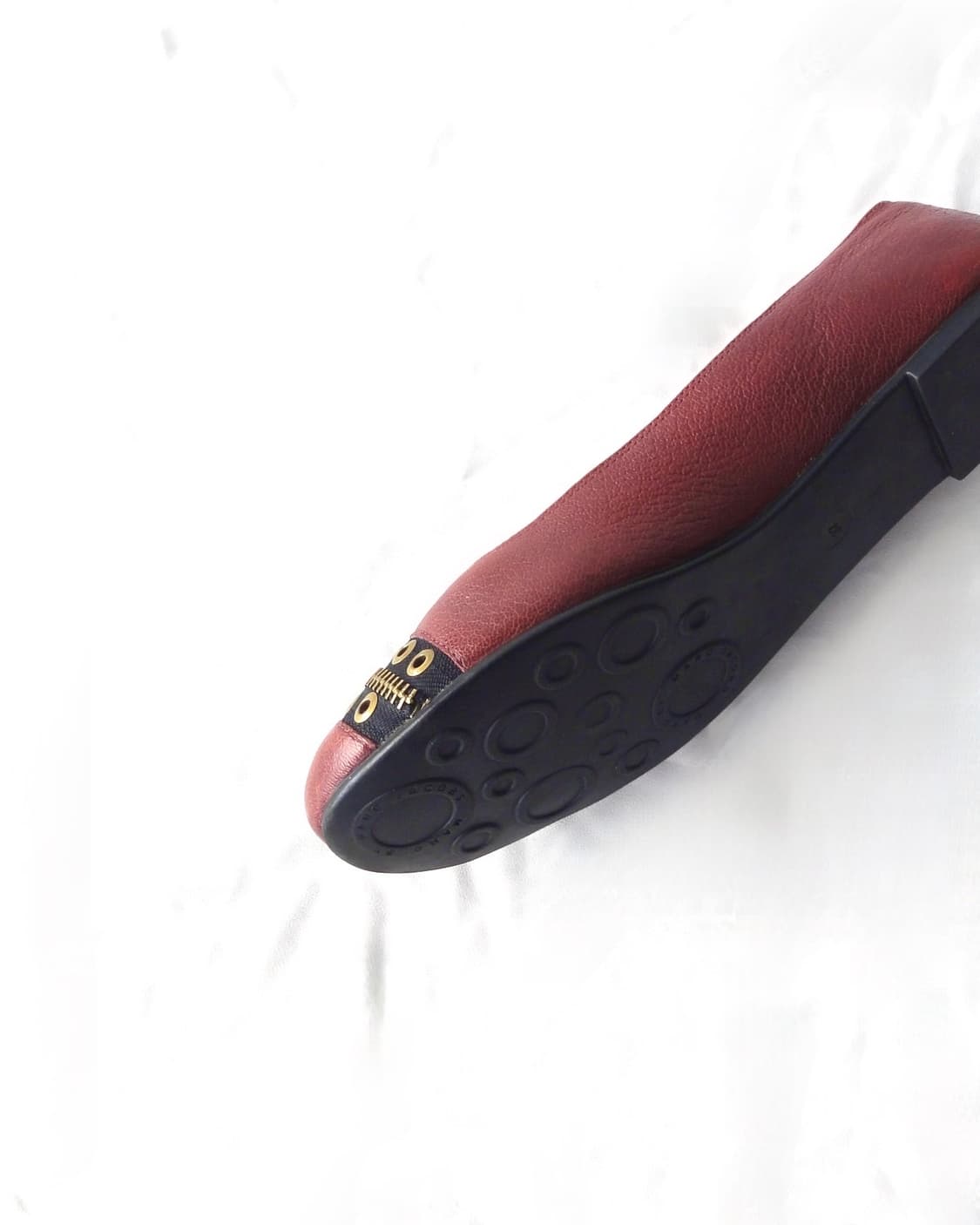 MARC JACOBS zip detail flat shoes / red 상품이미지3