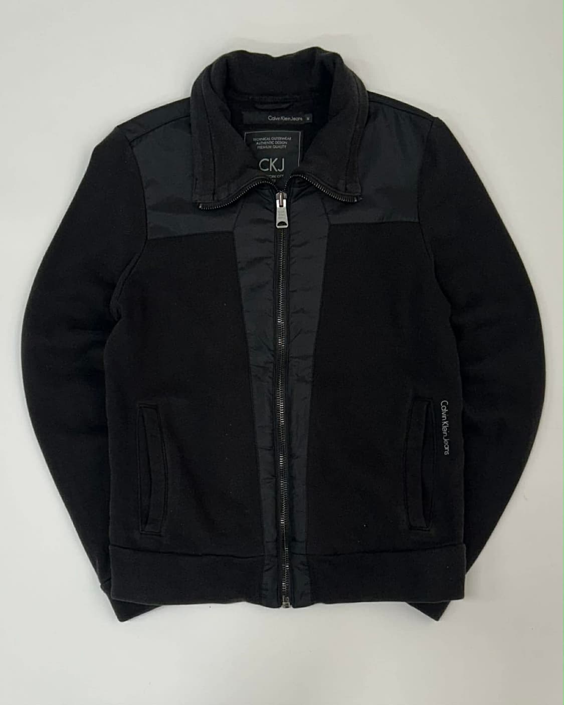 [M] 캘빈클라인 진스 나일론 믹스 집업 자켓 상품이미지1