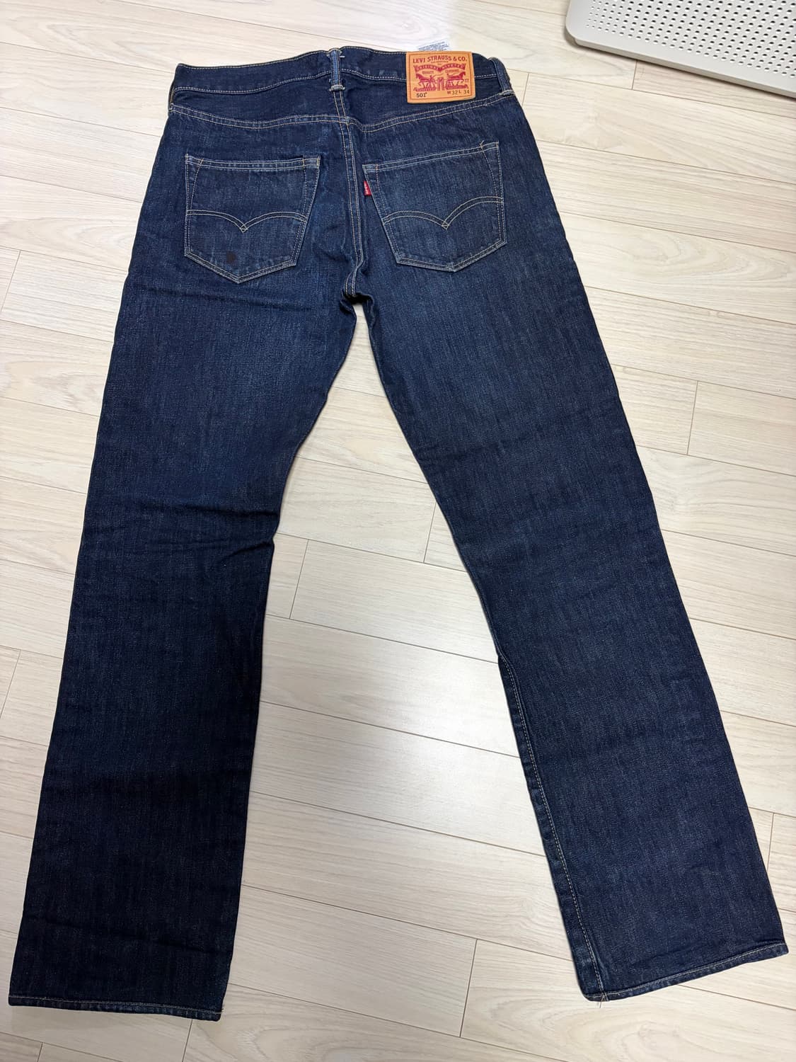 리바이스501 34/32 셀비지진 상품이미지4