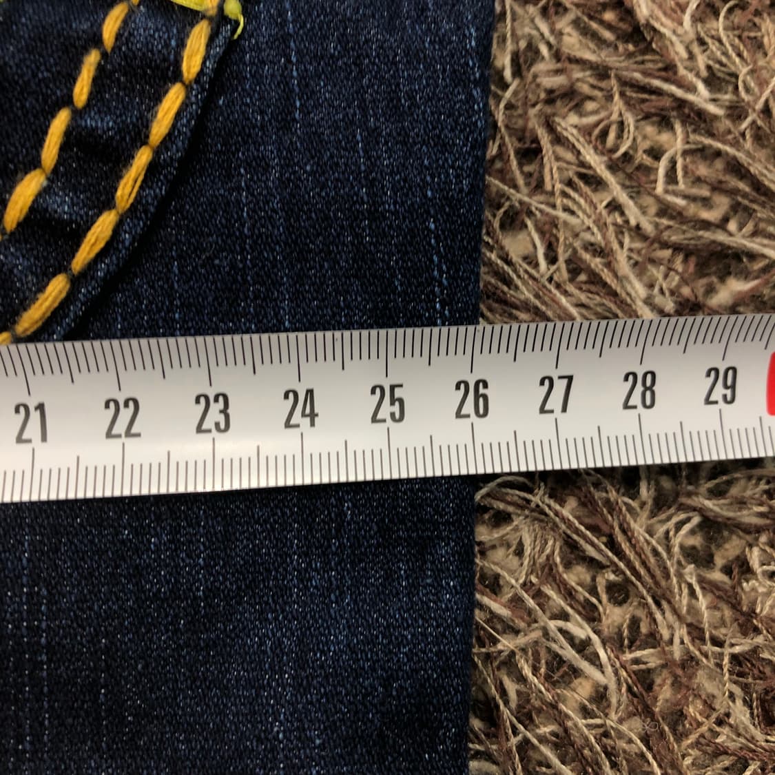 28 트루릴리전 빌리 슈퍼티 부츠컷 스티치 데님 팬츠 상품이미지8