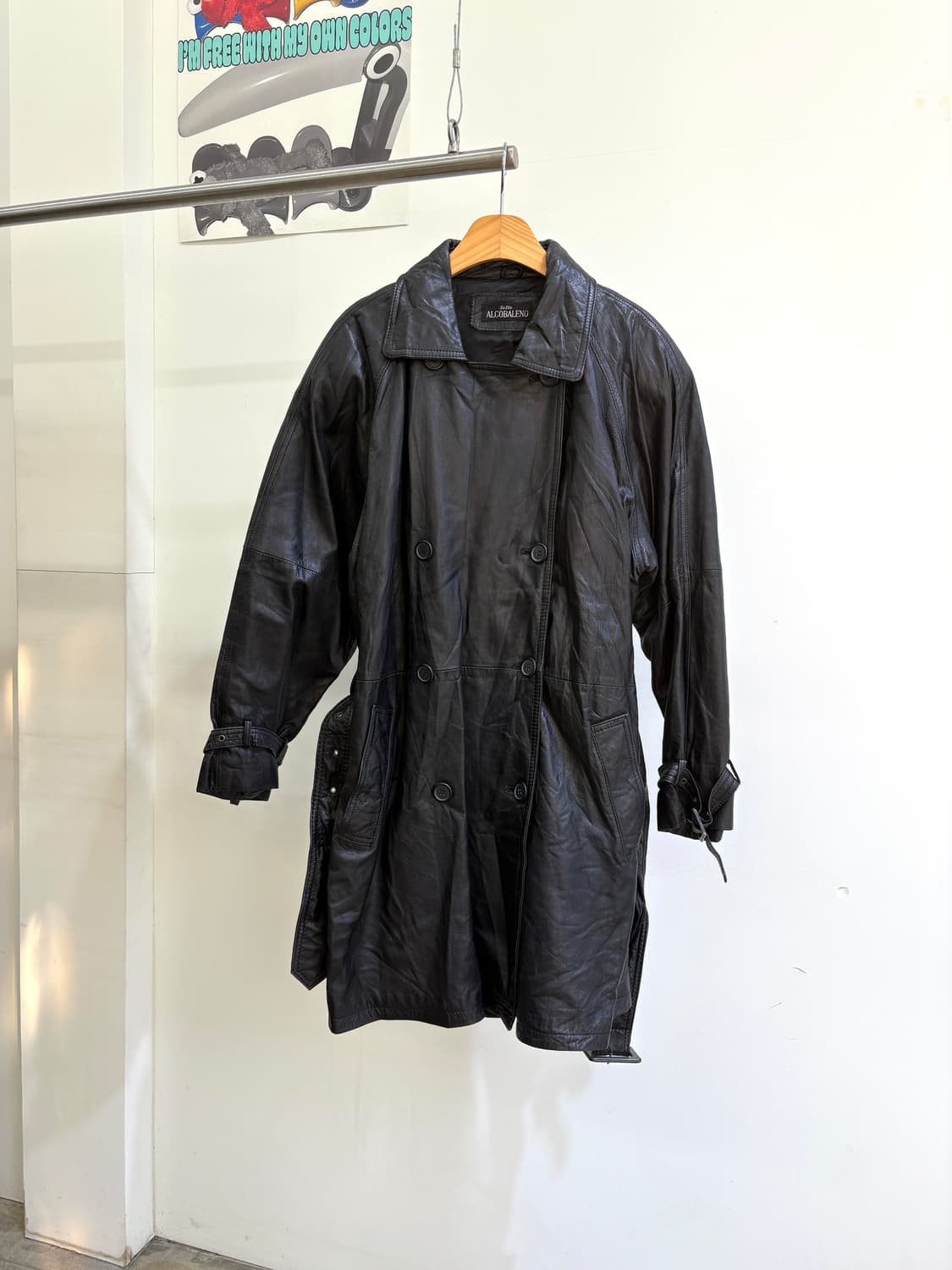 ALCOBALENO 레더코트 상품이미지1