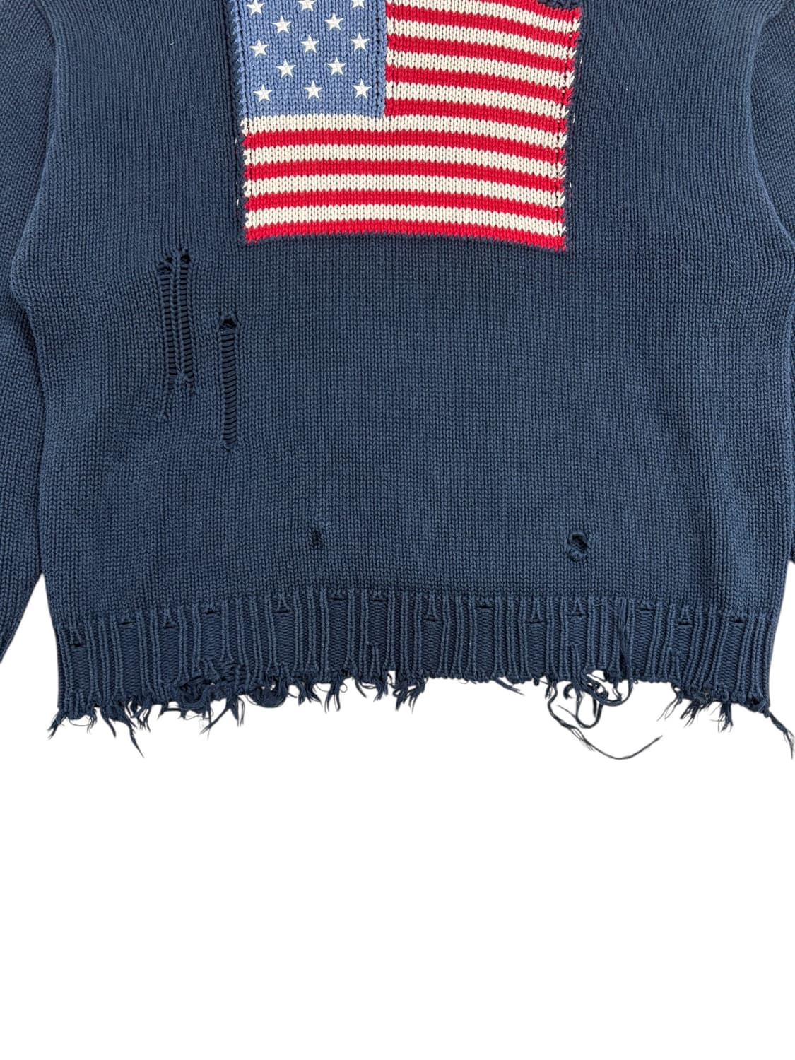 denimist 성조기 니트 네이비 상품이미지4