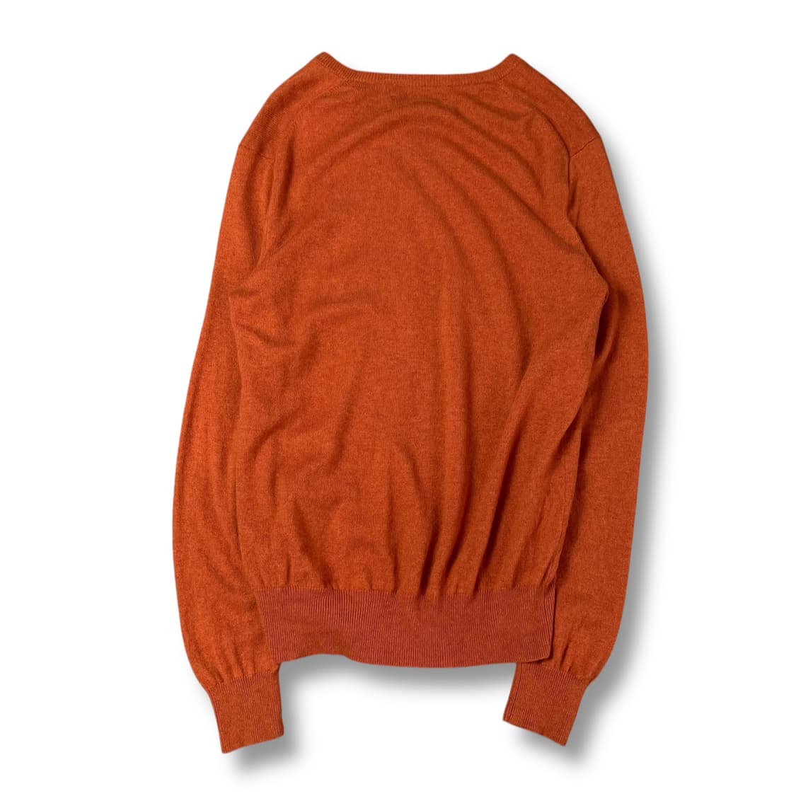 폴로 랄프로렌 오렌지 브이넥 긴팔 니트 M 상품이미지3