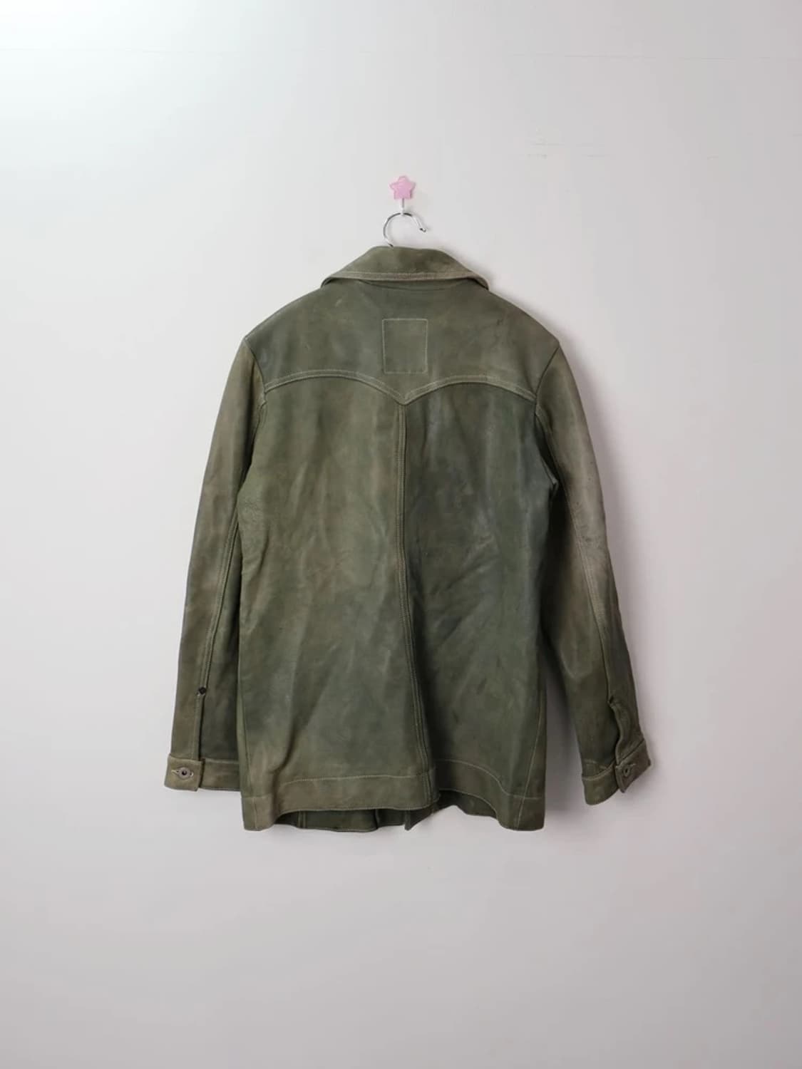 Horsehide Leather Vintage Jacket 상품이미지5