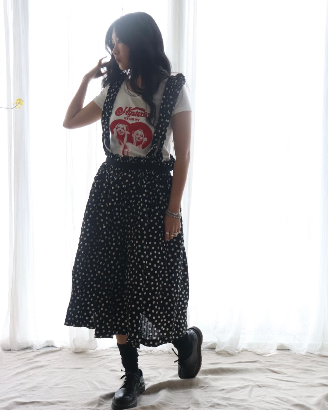 [Comme des Garcons] Dot Salopette Skirt 상품이미지6