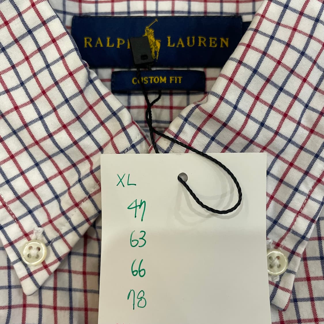 (XL) POLO 폴로 랄프로렌 체크 셔츠 커스텀핏 상품이미지10