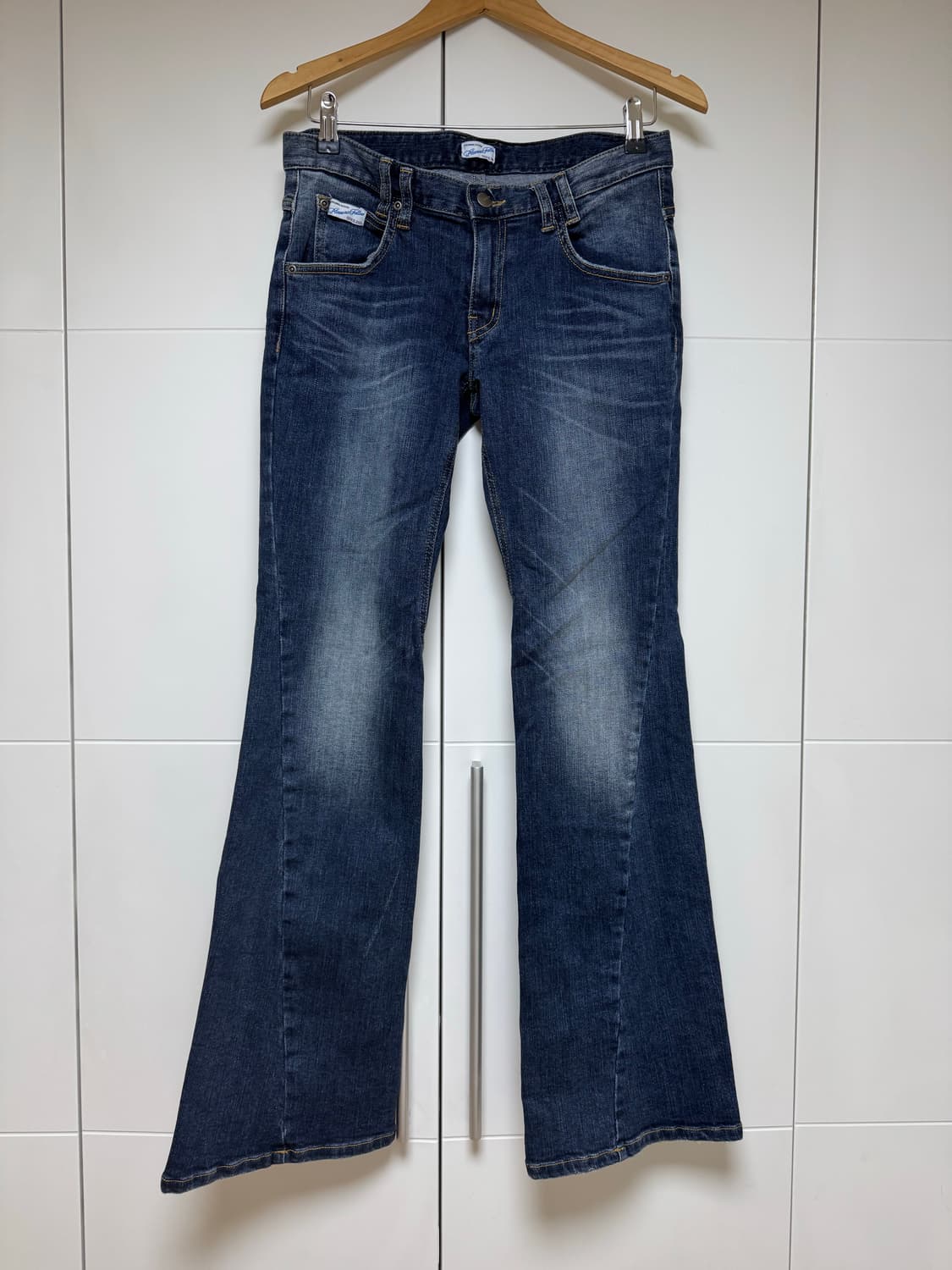 플리즈노팔로우 부츠컷 데님 진청 M  상품이미지1