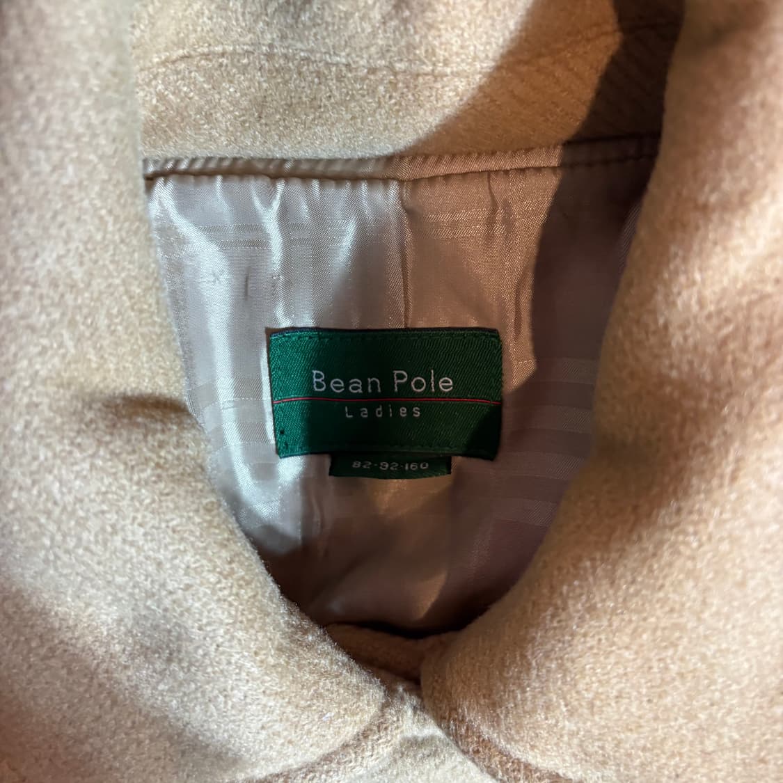 빈폴 베이지 더플 떡볶이 코트 상품이미지5