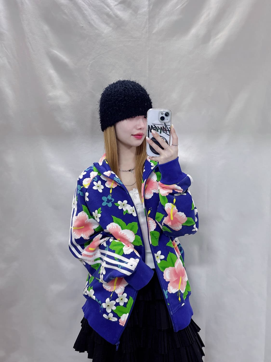 아디다스 • 제레미스캇 플라워 패턴 트랙탑  상품이미지1