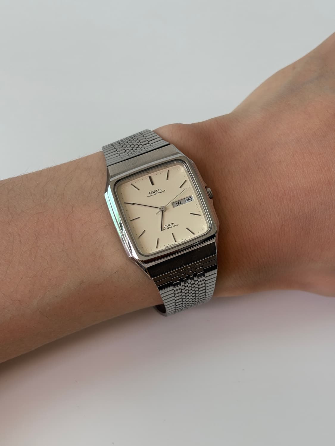 1990s Forma Cream Dial Square Quartz 상품이미지8